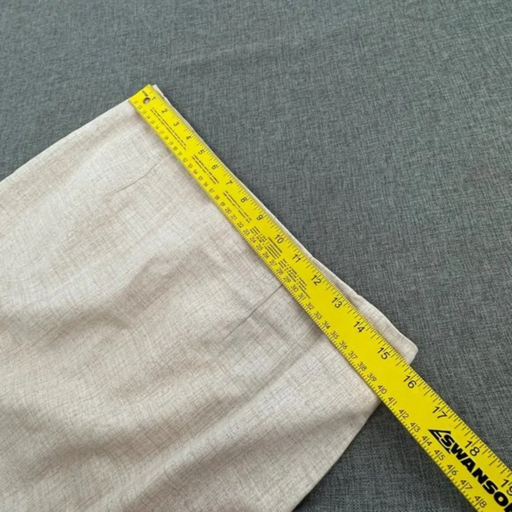 Katherine Barclay‎ Montreal Straight Skirt Cream Color Size 8 Cotton